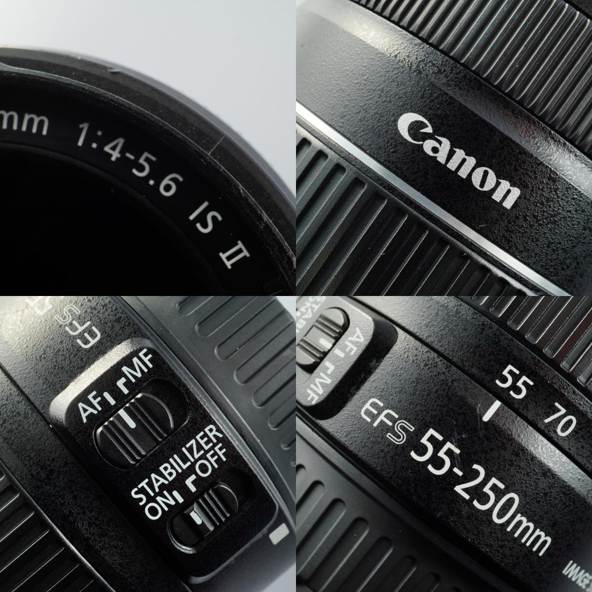 Canon EF-S 55-250mm F/4-5.6 IS II ズームレンズ