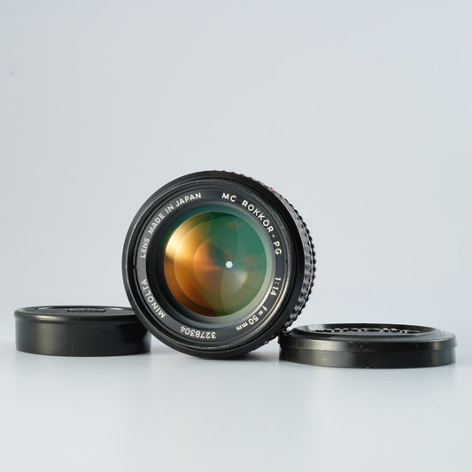 MINOLTA MC Rokkor PG 50mm F/1.4 単焦点レンズ