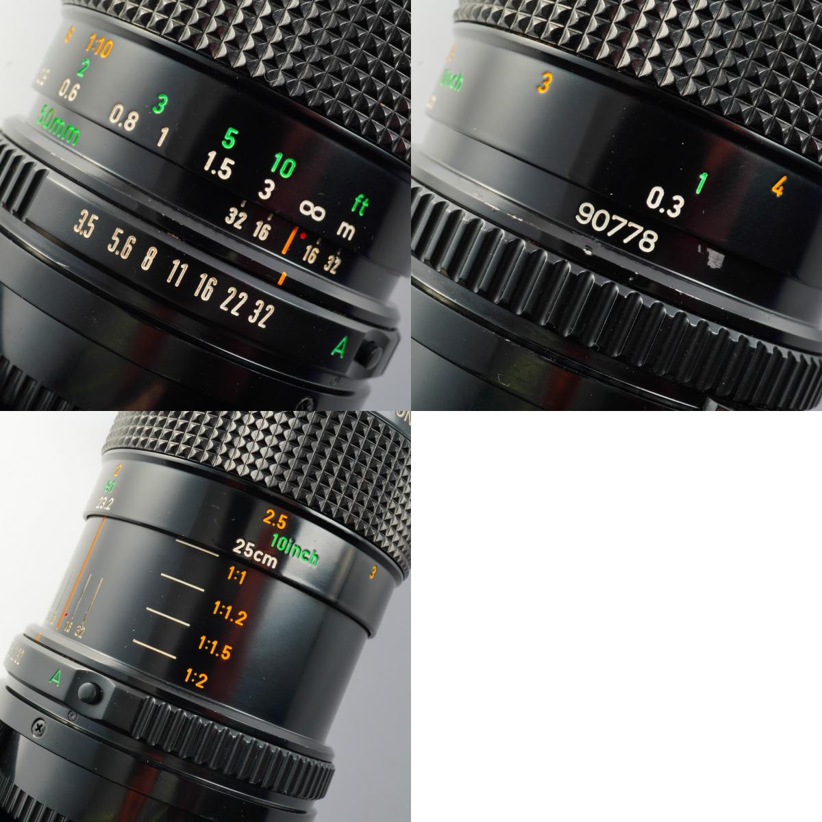 Canon New FD 50mm f/3.5 Makro-Objektiv