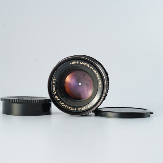 Konica Hexanon AR 50mm f/1.7 単焦点レンズ