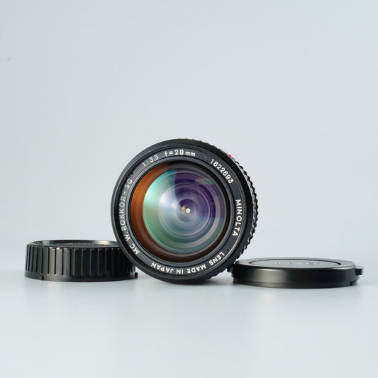 MINOLTA MC W.Rokkor SG 28mm F/3.5 単焦点レンズ