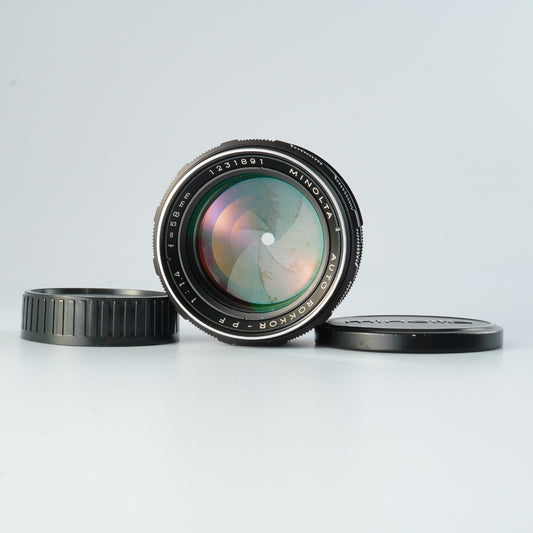 MINOLTA AUTO ROKKOR-PF 58mm F/1.4 単焦点レンズ