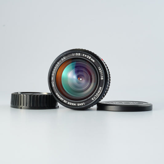 MINOLTA MC W.ROKKOR SG 28mm F/3.5 単焦点レンズ