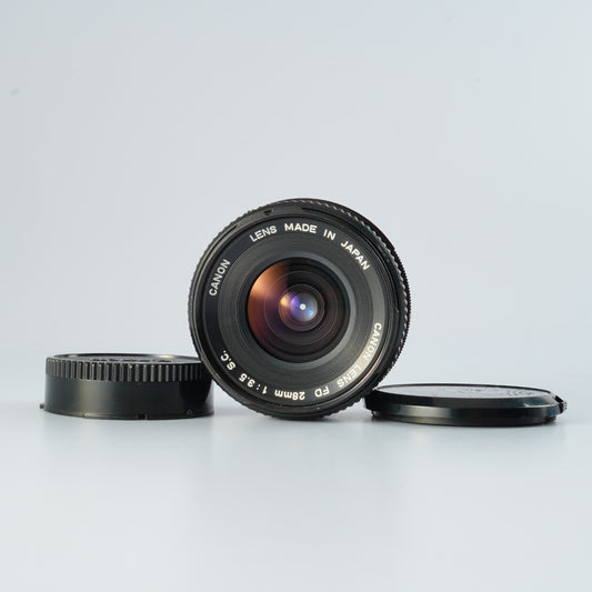 Canon FD 28mm F/3.5 S.C. "O" 単焦点レンズ
