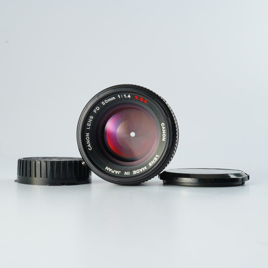 Canon FD 50mm F/1.4 S.S.C. A mark 単焦点レンズ