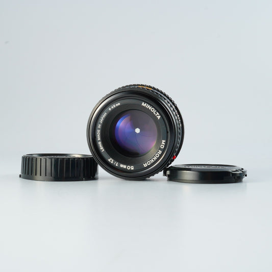 MINOLTA MD ROKKOR 50mm F/1.7 単焦点レンズ