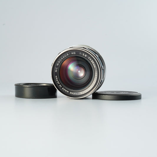 MINOLTA MC W.ROKKOR-HG 35mm F/2.8 単焦点レンズ