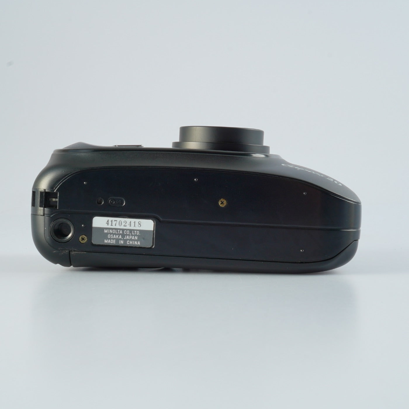 MINOLTA Capios 20 Black + IR REMOTE CONTROL RC-3 コンパクトフィルムカメラ