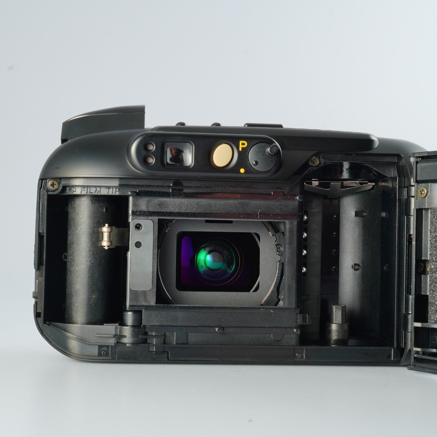 MINOLTA Capios 20 Black + IR REMOTE CONTROL RC-3 コンパクトフィルムカメラ