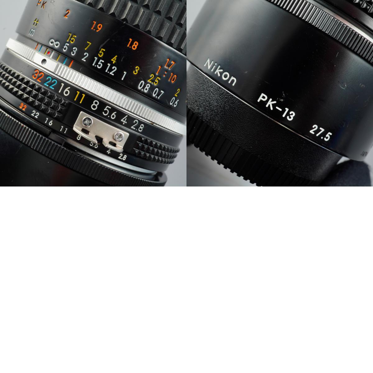 Nikon Ai-s Micro NIKKOR 55mm F/2.8 + PK-13 Extension Tube マクロレンズ