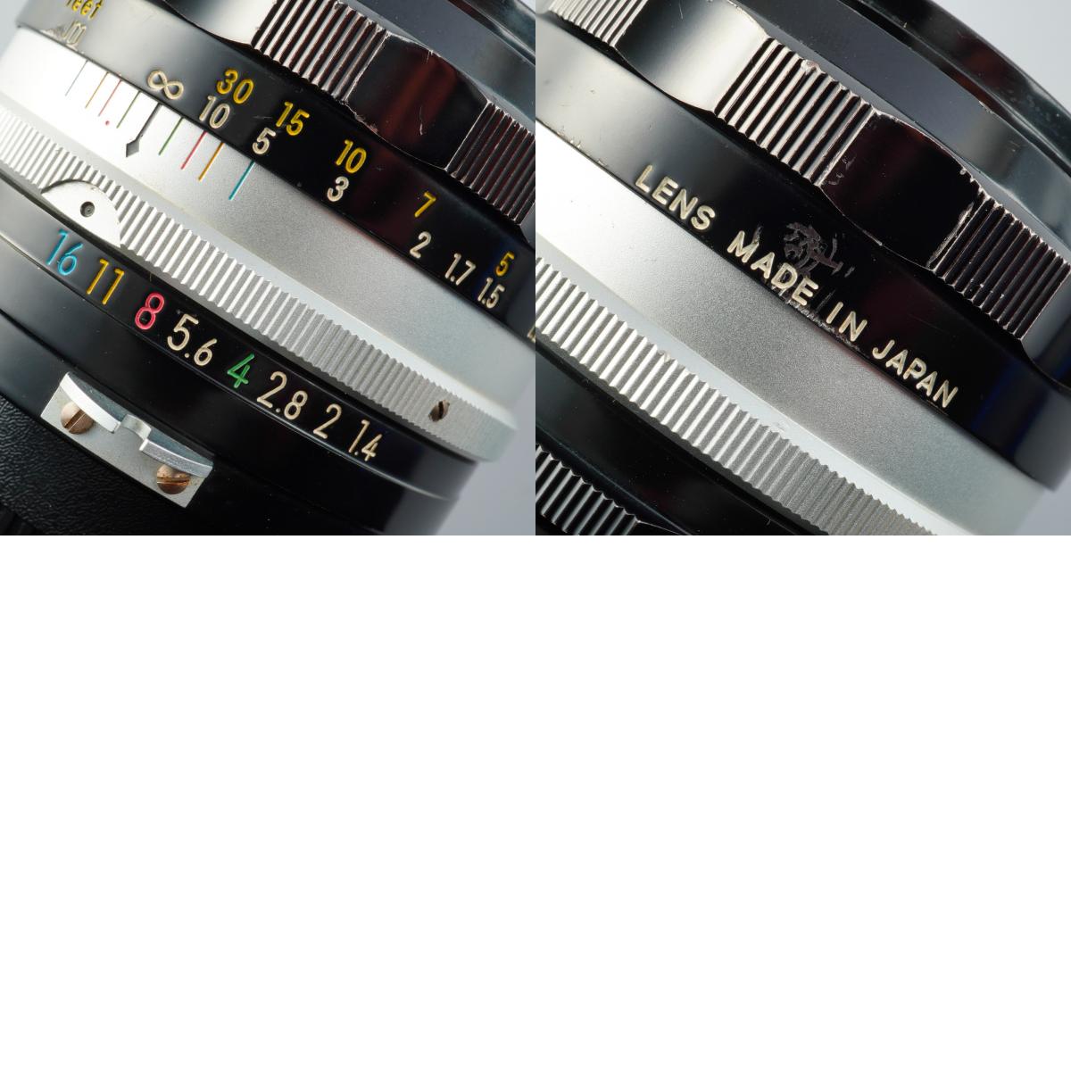 Nikon Nikkor-S.C Auto 50mm F/1.4 非Ai 単焦点レンズ