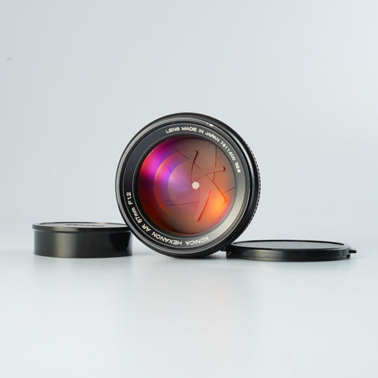 Konica Hexanon AR 57mm F/1.2 単焦点レンズ