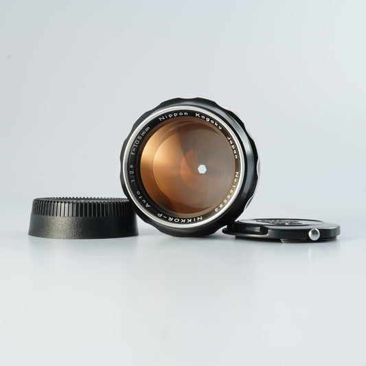 Nikon Nikkor-P Auto 105mm F/2.5 非Ai Nippon kougaku 単焦点レンズ