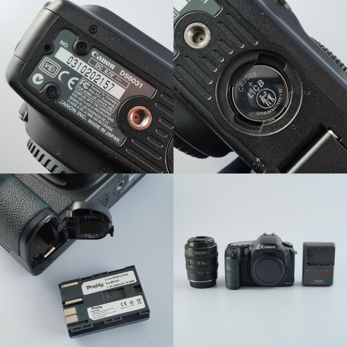 Canon EOS 10D + EF 28-70mm F/3.5-4.5 Ⅱ + CF 2GB デジタル一眼レフカメラ