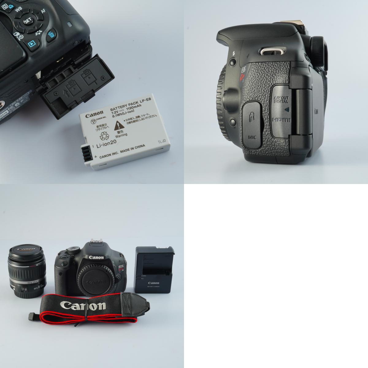 Canon EOS Kiss X5 ( Rebel T3i ) + EF-S 18-55mm F/3.5-5.6 Ⅱ USM + SD 8GB デジタル一眼レフカメラ