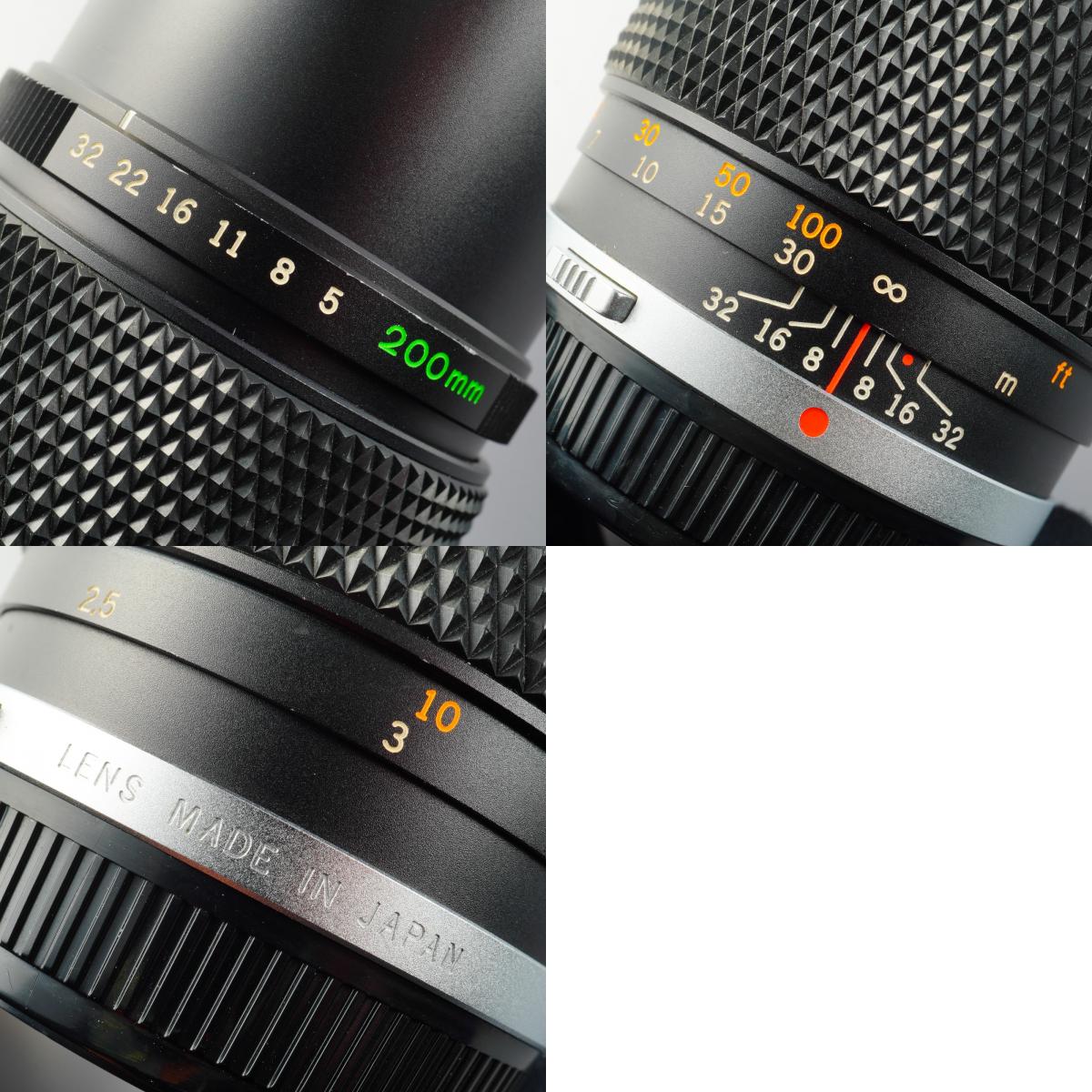 OLYMPUS OM-SYSTEM F.ZUIKO AUTO-T 200mm F/5 単焦点レンズ