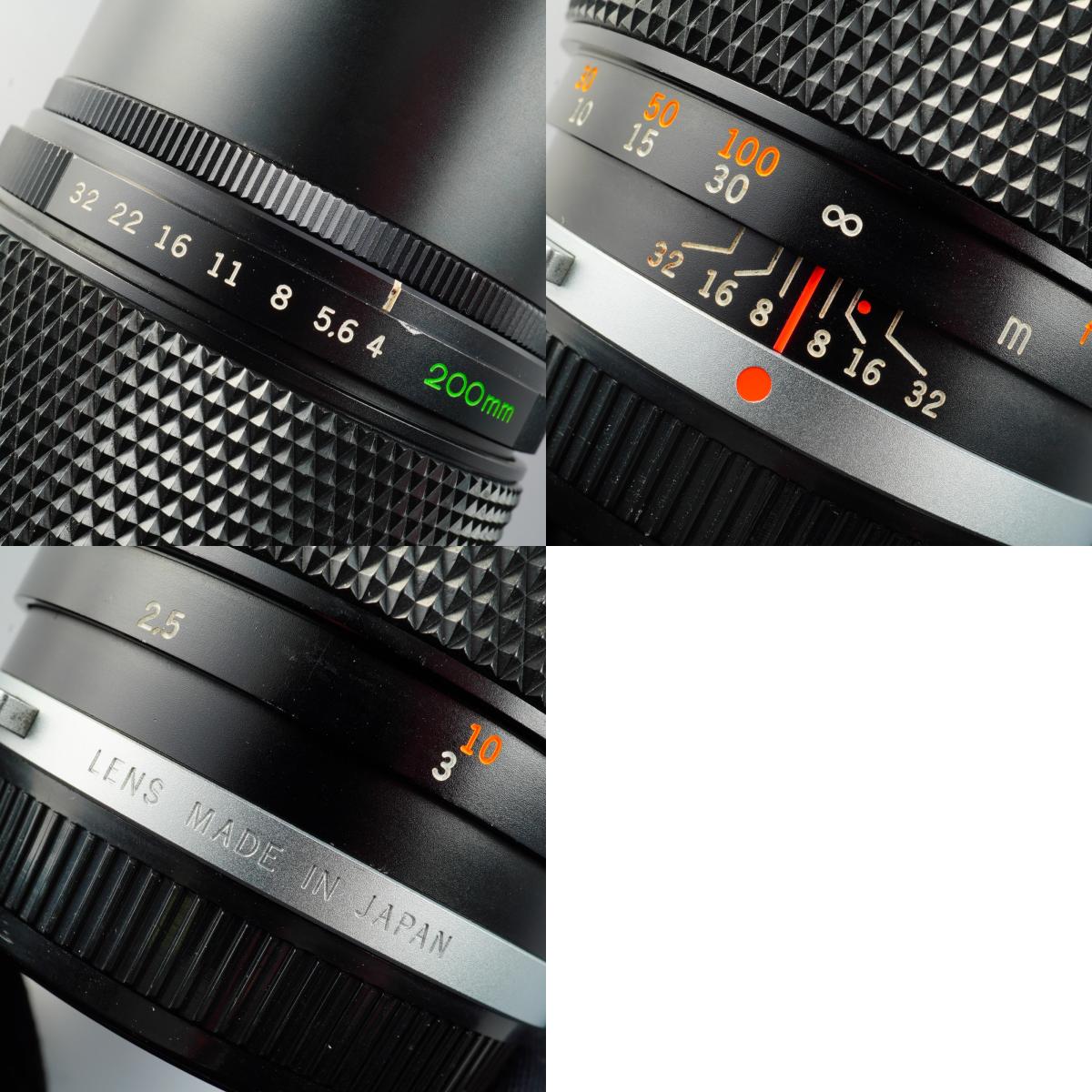 OLYMPUS OM-SYSTEM ZUIKO MC AUTO-T 200mm F/4 単焦点レンズ