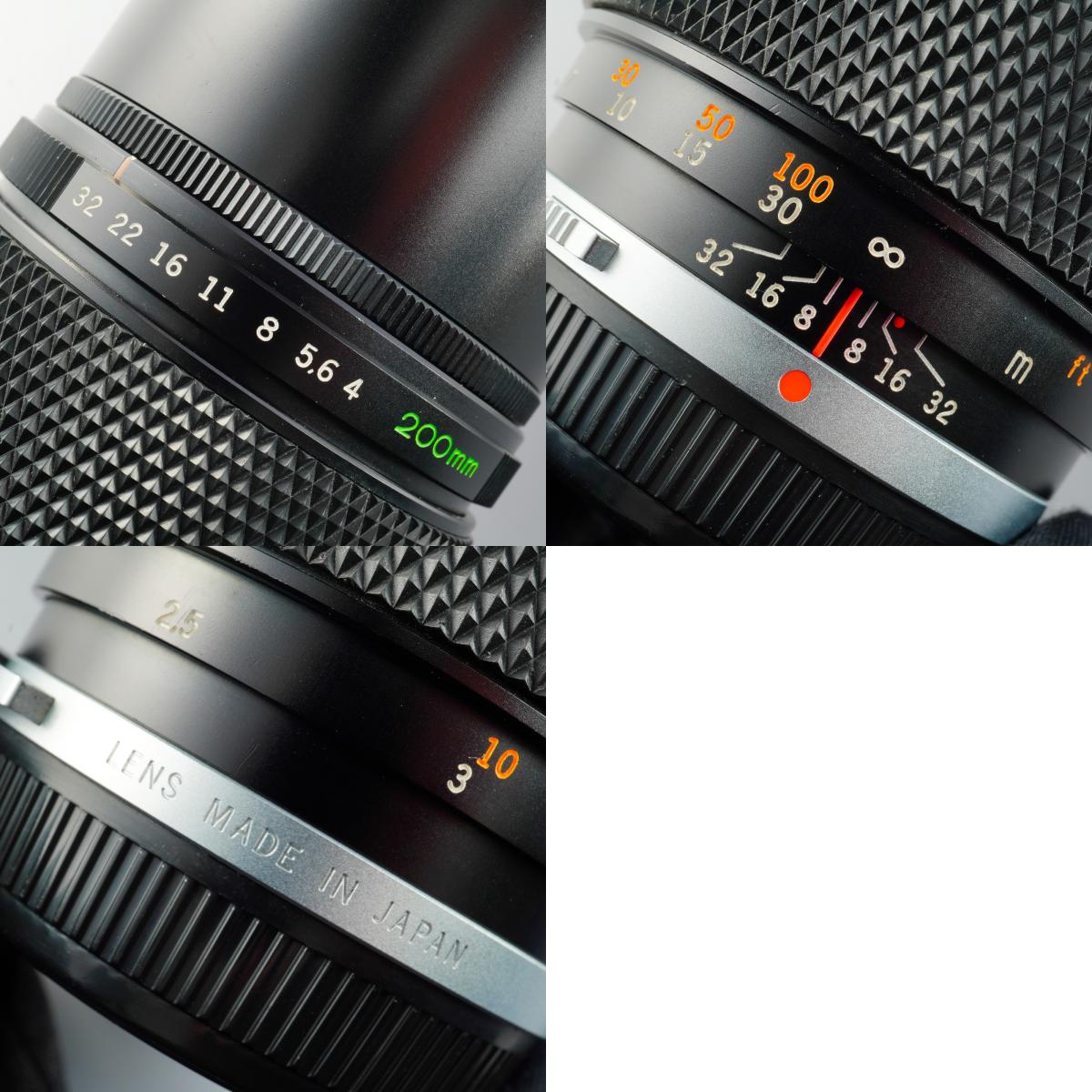 OLYMPUS OM-SYSTEM ZUIKO MC AUTO-T 200mm F/4 単焦点レンズ