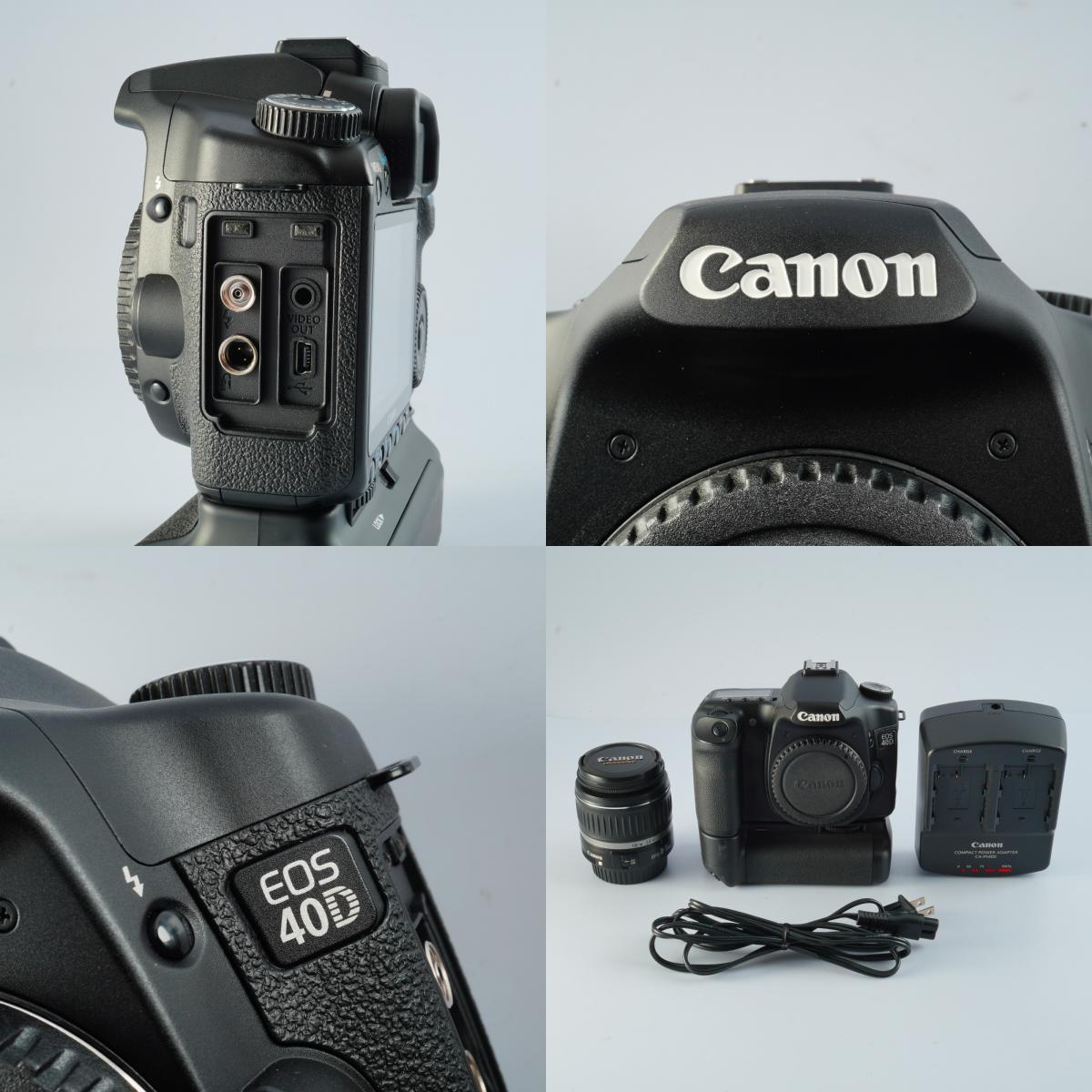 Canon EOS 40D + EF-S 18-55mm F/3.5-5.6 Ⅱ USM + CF 2GB デジタル一眼レフカメラ