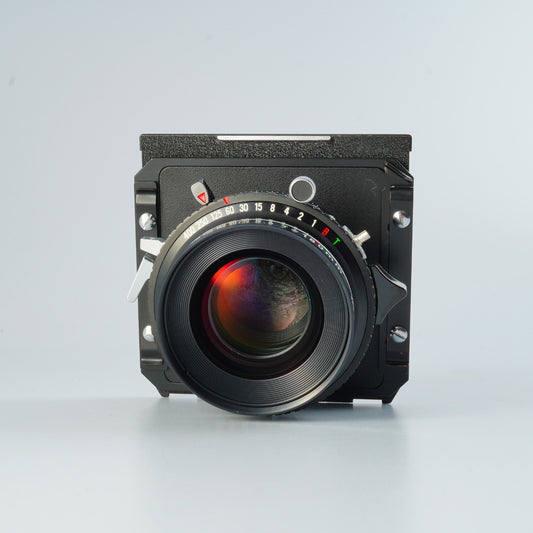 Rodenstock 72° Apo Sironar N 180mm F/5.6 + Copal Nr. 1 Verschluss für Toyo View Festbrennweite