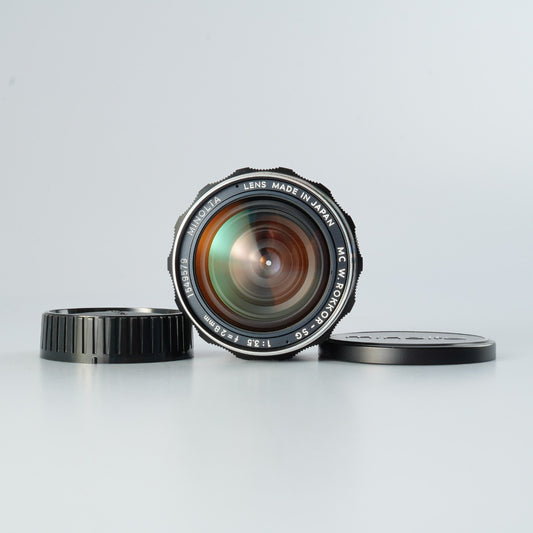 MINOLTA MC W.ROKKOR SG 28mm F/3.5 単焦点レンズ