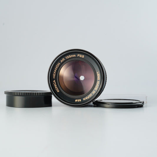 Konica HEXANON AR 135mm F/3.5 単焦点レンズ