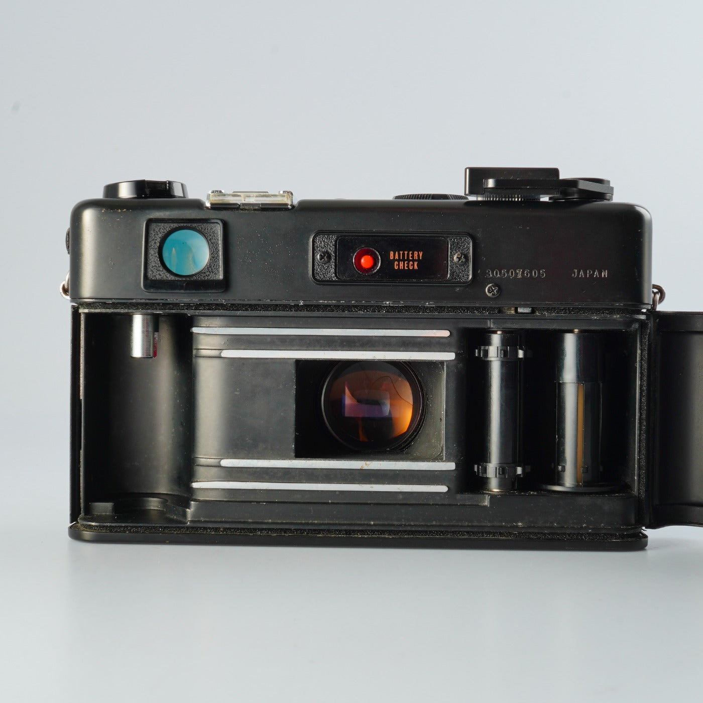 【SERVICED & TESTED】 YASHICA Electro 35 GTN Black 45mm F/1.7 + Battery Adapter レンジファインダーフィルムカメラ