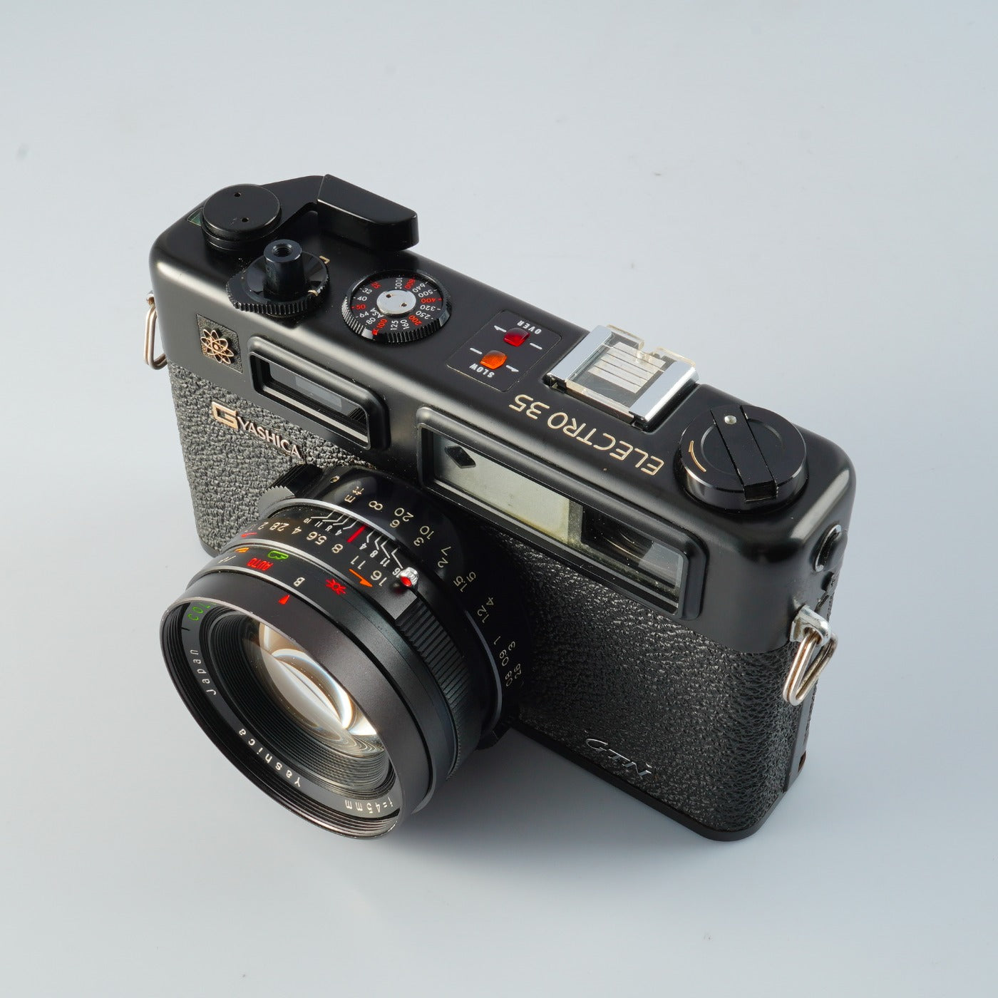 【SERVICED & TESTED】 YASHICA Electro 35 GTN Black 45mm F/1.7 + Battery Adapter レンジファインダーフィルムカメラ