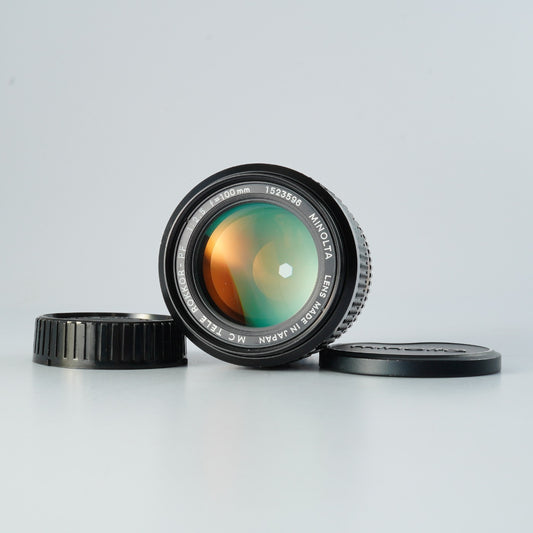 MINOLTA MC Tele Rokkor PF 100mm F/2.5 単焦点レンズ