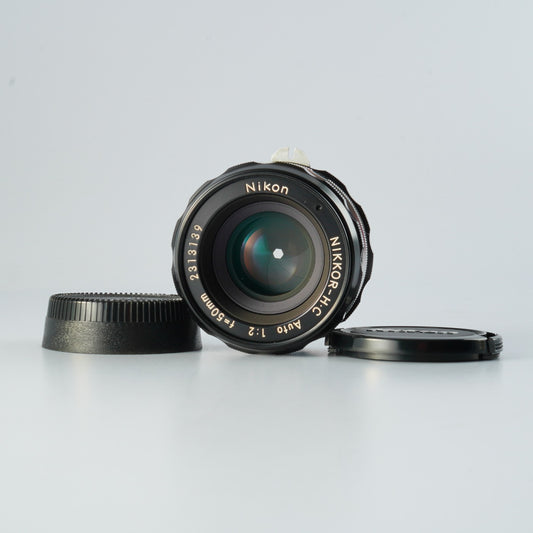 Nikon NIKKOR-H.C Auto 50mm F/2 非Ai 単焦点レンズ