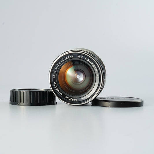 MINOLTA MC W.ROKKOR-HG 35mm F/2.8 単焦点レンズ