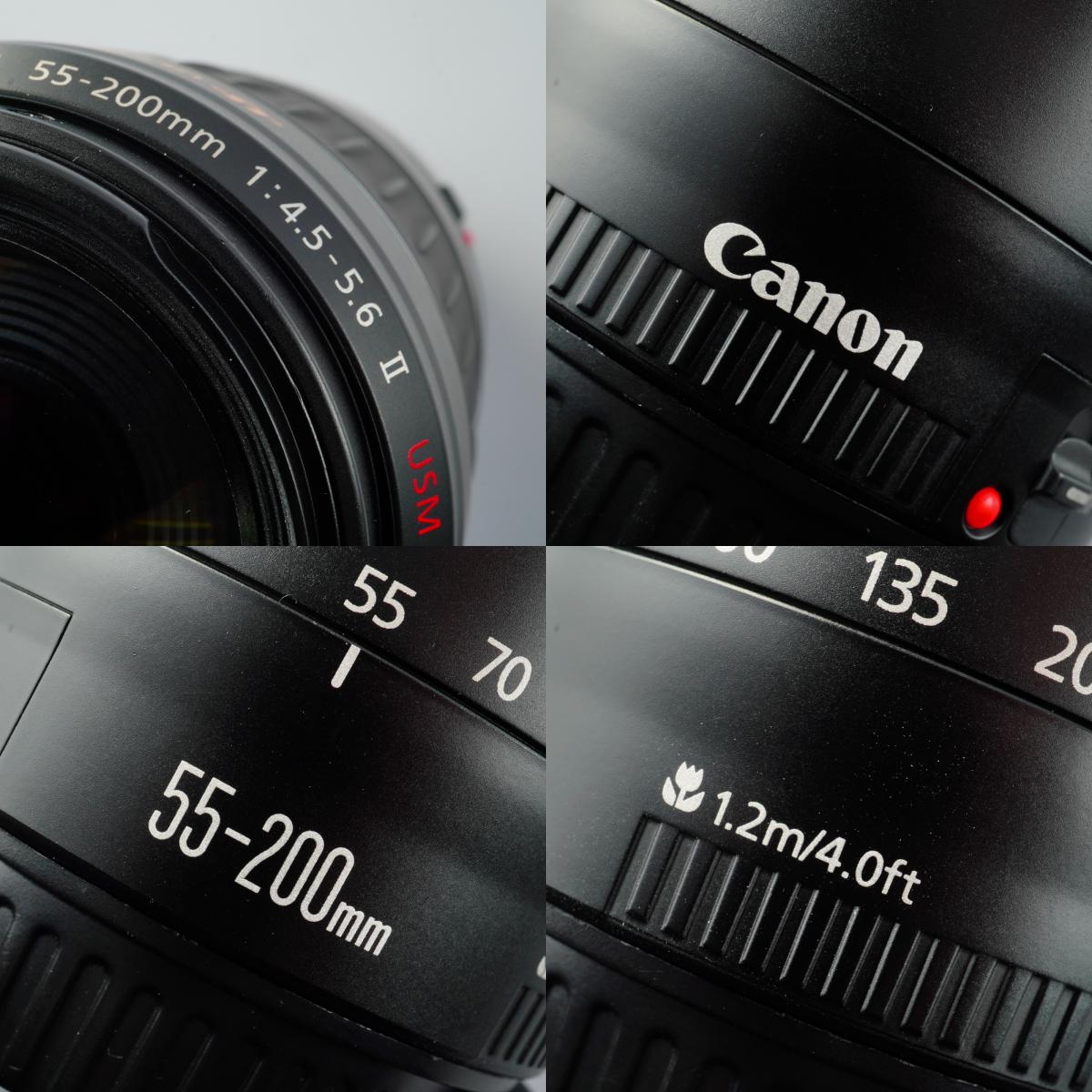 Canon EF 55-200mm F/4.5-5.6 Ⅱ USM ズームレンズ