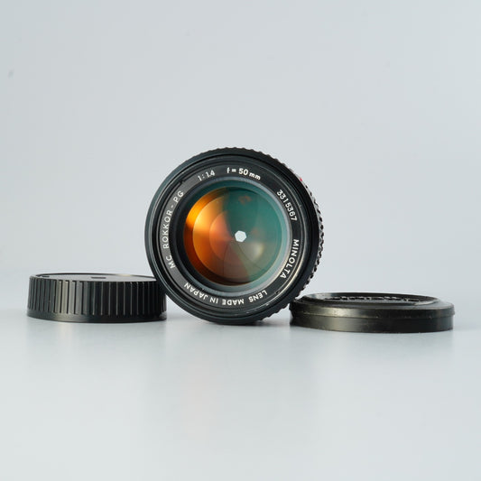 MINOLTA MC ROKKOR PG 50mm F/1.4 単焦点レンズ