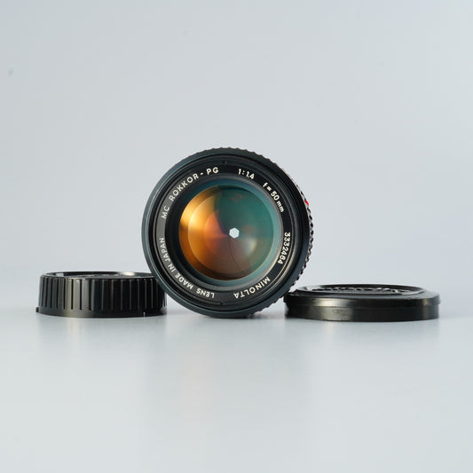 MINOLTA MC Rokkor PG 50mm F/1.4 単焦点レンズ