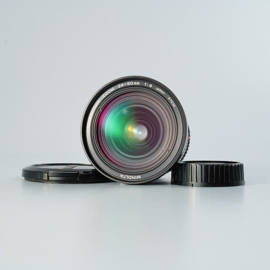 【ジャンク】 MINOLTA MD ZOOM 24-50mm F/4 ズームレンズ