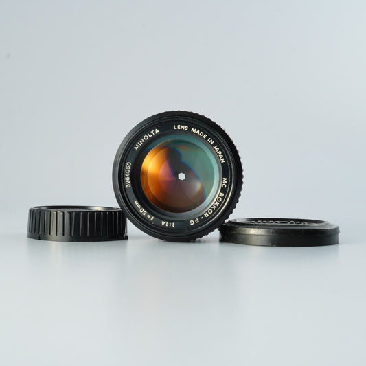 MINOLTA MC ROKKOR PG 50mm F/1.4 単焦点レンズ