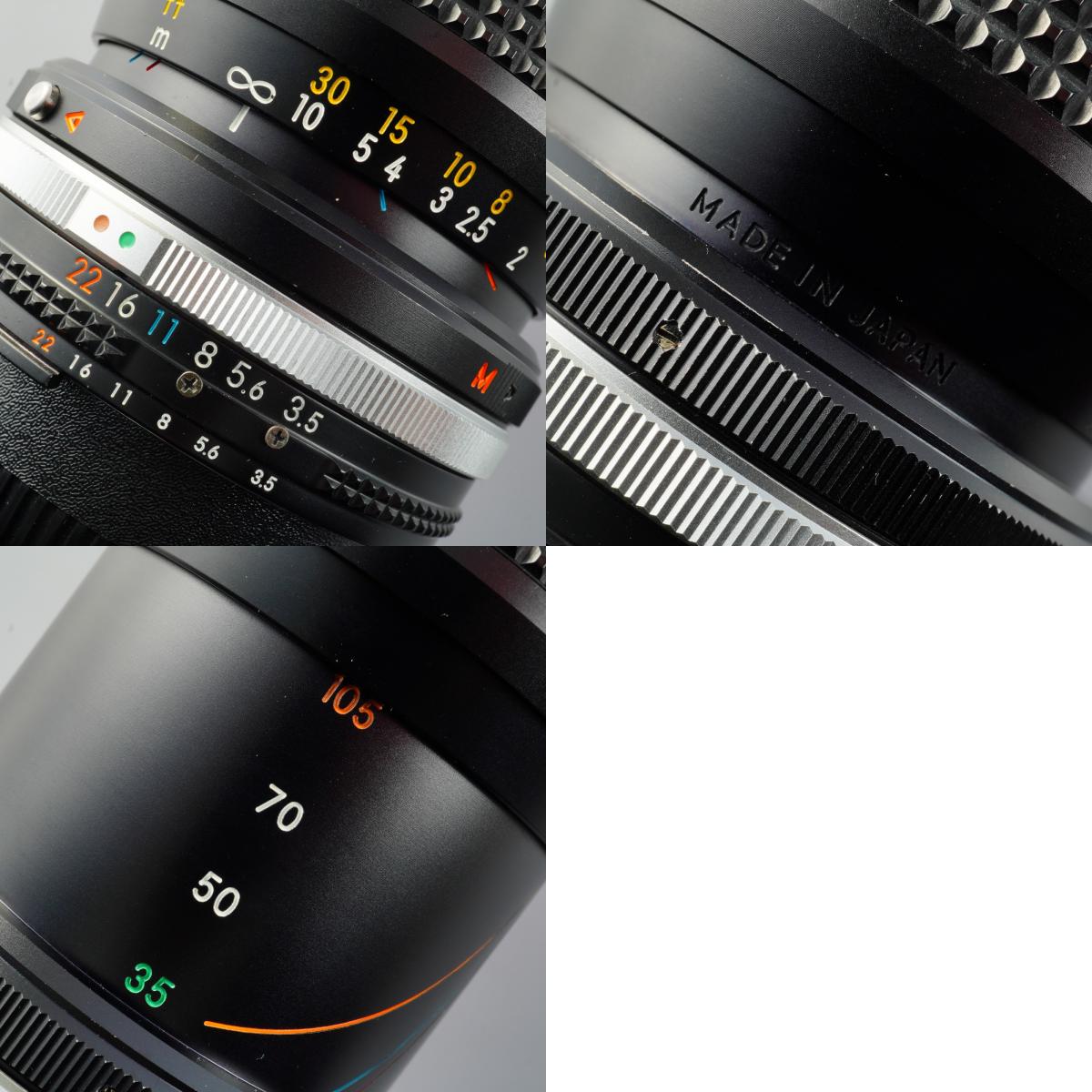 Nikon Ai-S Zoom NIKKOR 35-105mm F/3.5-4.5 ズームレンズ