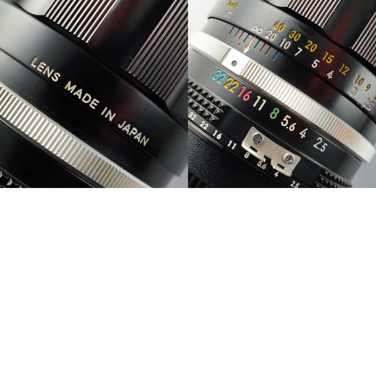 Nikon NIKKOR-P Auto 105mm F/2.5 Ai改 単焦点レンズ