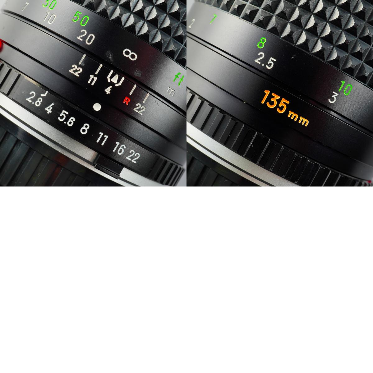 MINOLTA MC TELE ROKKOR PF 135mm F/2.8 単焦点レンズ