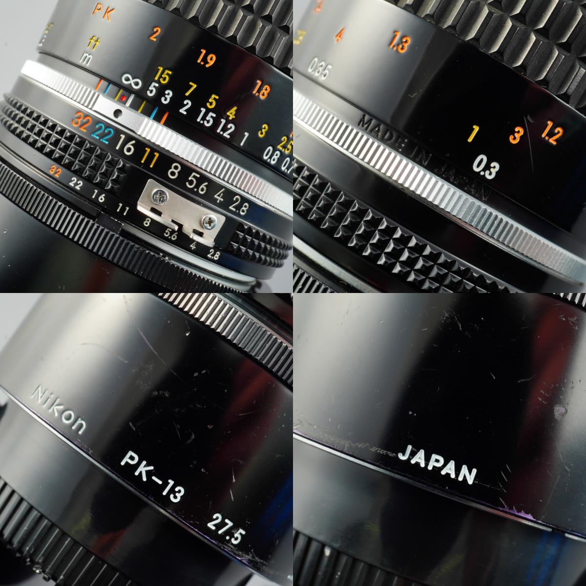 Nikon Ai-S Micro NIKKOR 55mm F/2.8 + PK-13 Extension Tube 単焦点レンズ