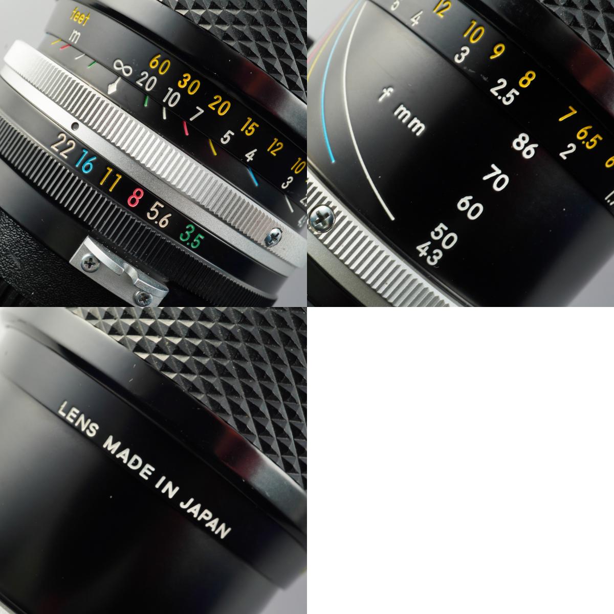 Nikon 非Ai Zoom-NIKKOR.C Auto 43-86mm F/3.5 ズームレンズ