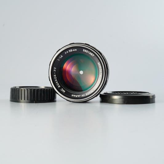 MINOLTA MC ROKKOR-PF 58mm F/1.4 単焦点レンズ