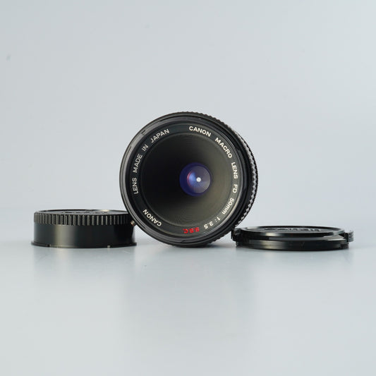 Canon FD 50mm F/3.5 MACRO S.S.C + EXTENSION TUBE FD 50 マクロレンズ