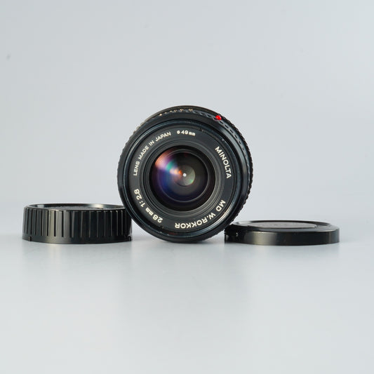 MINOLTA MD W.ROKKOR 28mm F/2.8 単焦点レンズ