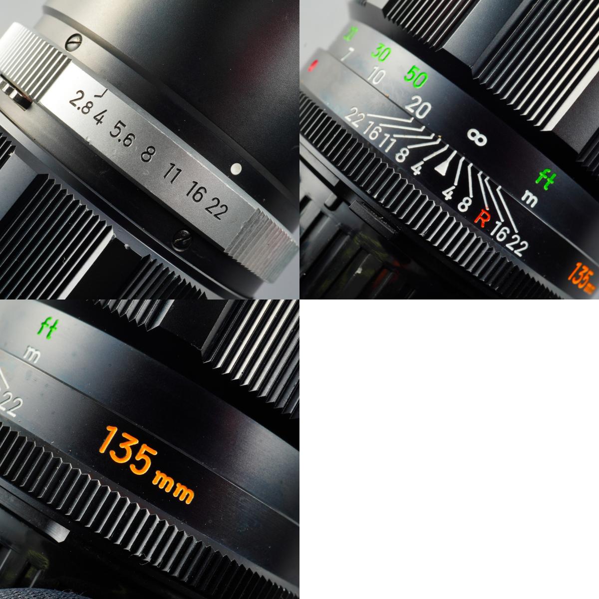 MINOLTA MC TELE ROKKOR PF 135mm F/2.8 prime lens