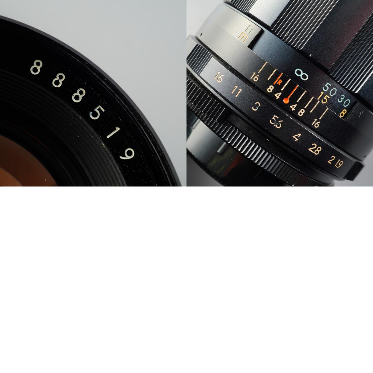 PENTAX Super Takumar 85mm F/1.9 Aarly Model (M42用) 単焦点レンズ