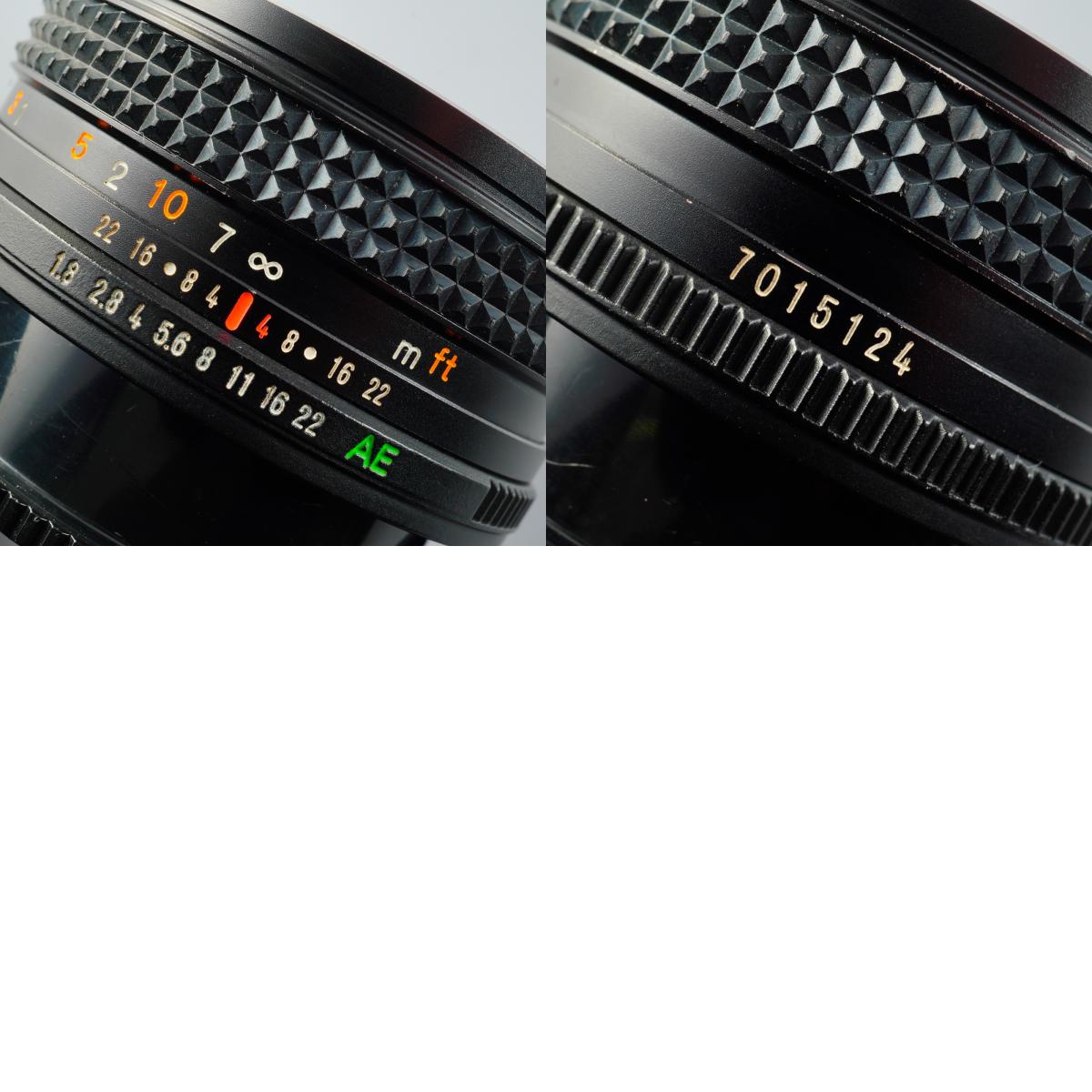 Konica HEXANON AR 40mm F/1.8 単焦点レンズ