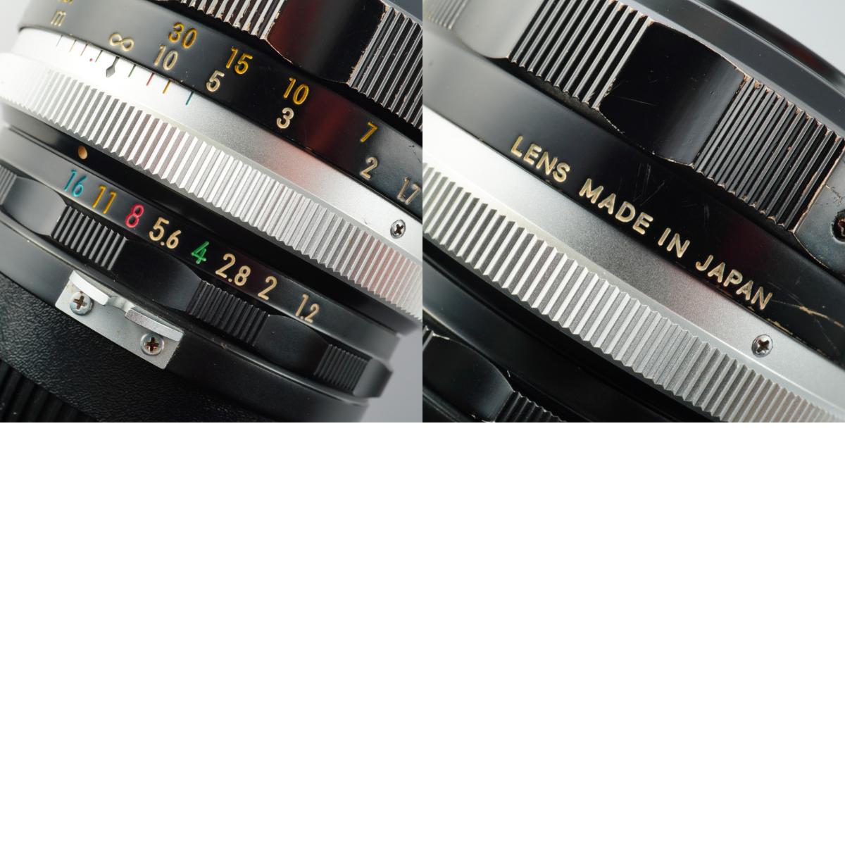 Nikon 非Ai Nikkor-S.C Auto 55mm F/1.2 単焦点レンズ