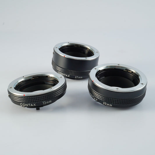 CONTAX Extension Tube Set 13mm 20mm 27mm カメラ関連アクセサリー