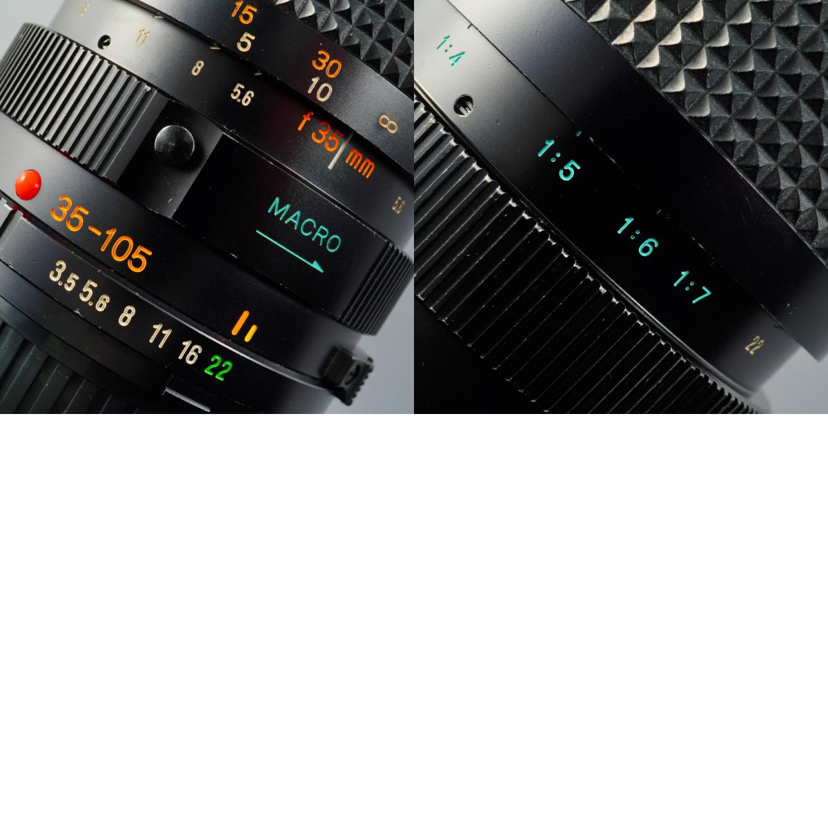 MINOLTA MD ZOOM 35-105mm F/3.5-4.5 Zoom Lens
